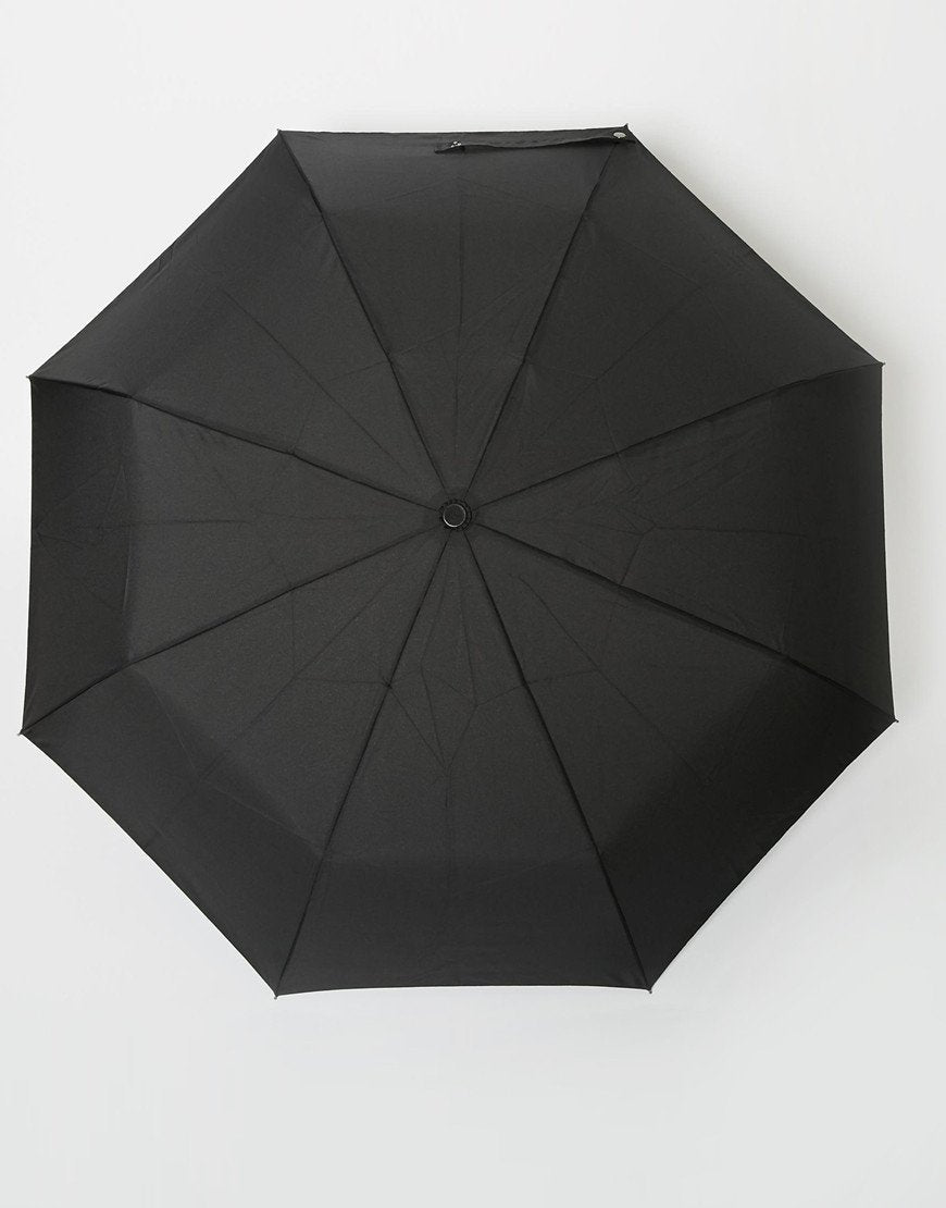 Black umbrella in handle